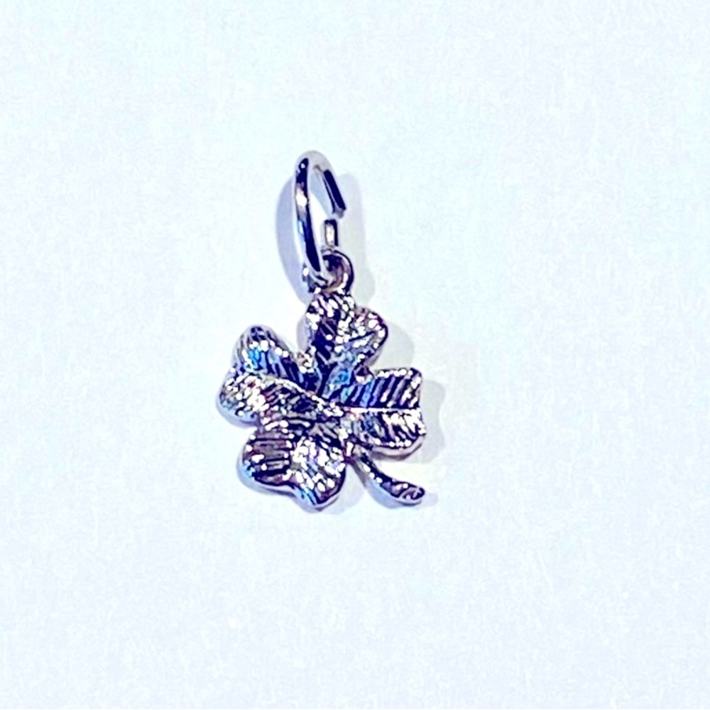 Sterling Silver Four Leaf Clover Charm